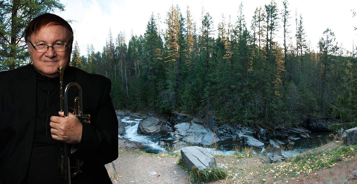 Doug Higgins at the Yaak Falls